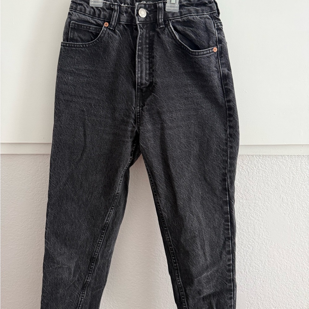 Zara Women's High Rise Jeans - Black